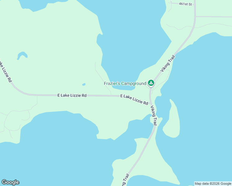 map of restaurants, bars, coffee shops, grocery stores, and more near 45538 East Lake Lizzie Road in Pelican Rapids