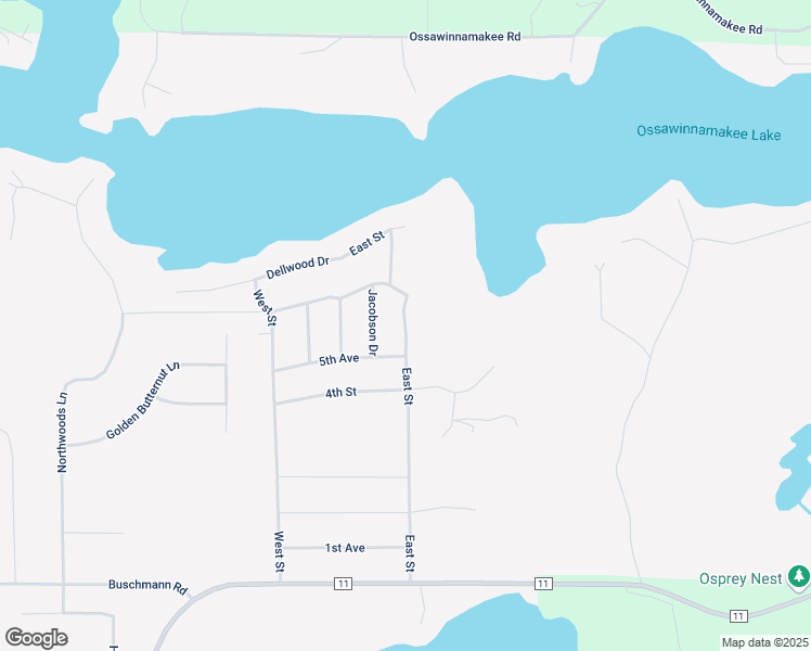 map of restaurants, bars, coffee shops, grocery stores, and more near 9218 5th Avenue in Pequot Lakes
