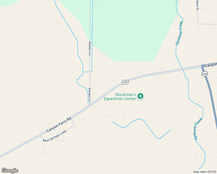 map of restaurants, bars, coffee shops, grocery stores, and more near 5452-5476 Canyon Ferry Road in East Helena