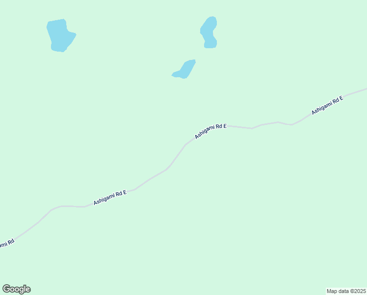 map of restaurants, bars, coffee shops, grocery stores, and more near Ashigami Lake Road in Greater Sudbury
