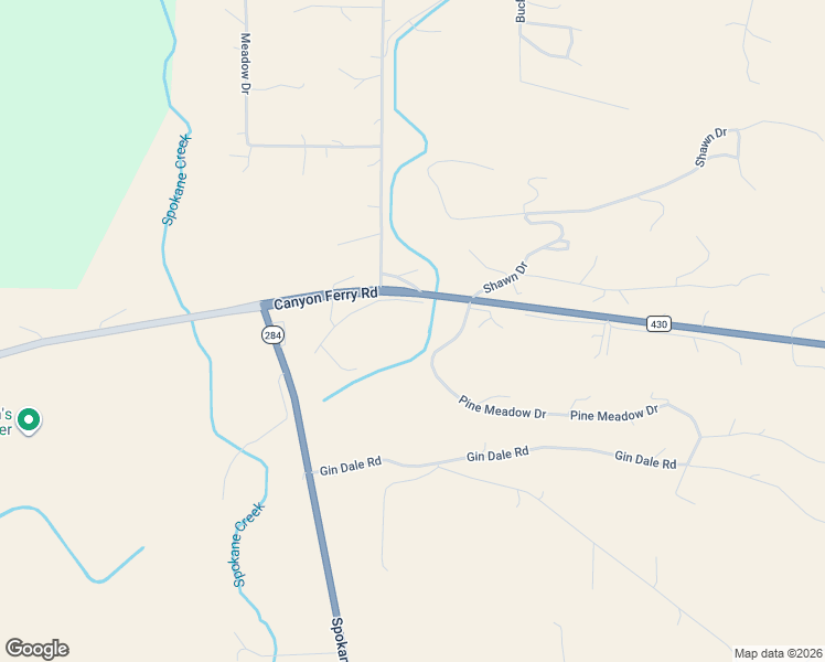 map of restaurants, bars, coffee shops, grocery stores, and more near 5865 Canyon Ferry Road in Helena