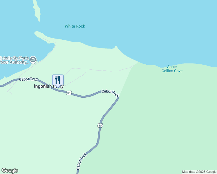 map of restaurants, bars, coffee shops, grocery stores, and more near 39339 Cabot Trail in Ingonish Beach