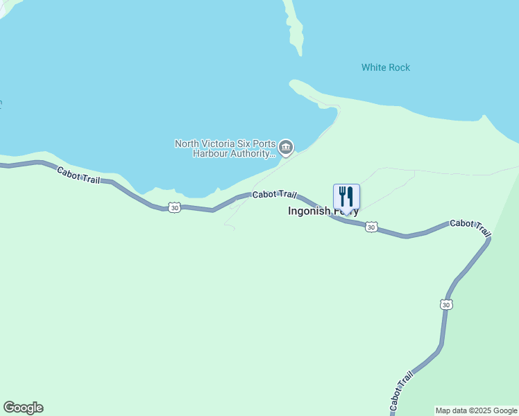 map of restaurants, bars, coffee shops, grocery stores, and more near 39170 Cabot Trail in Ingonish Beach