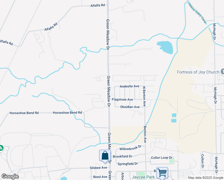 map of restaurants, bars, coffee shops, grocery stores, and more near 3742 Travertine Way in Helena