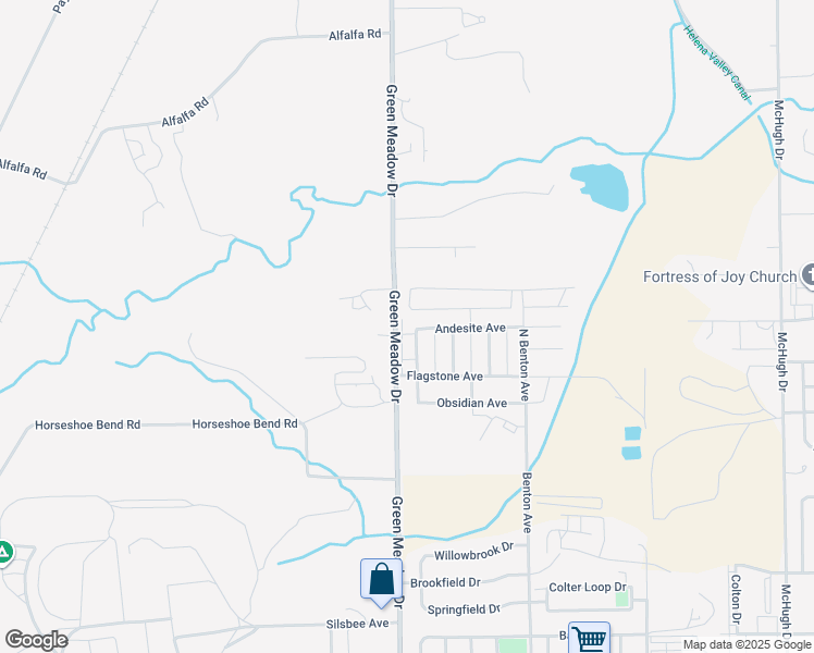 map of restaurants, bars, coffee shops, grocery stores, and more near 3742 Travertine Way in Helena