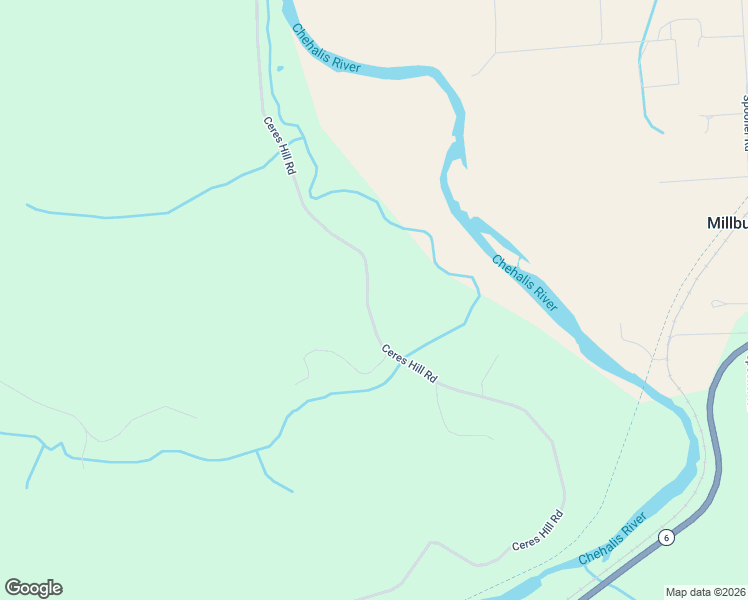 map of restaurants, bars, coffee shops, grocery stores, and more near 1292-1366 Ceres Hill Road in Chehalis