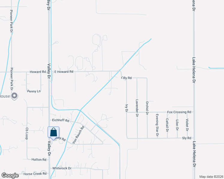map of restaurants, bars, coffee shops, grocery stores, and more near 3555 East Howard Road in Helena