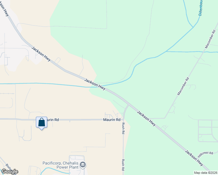 map of restaurants, bars, coffee shops, grocery stores, and more near 110 Sanderson Road in Chehalis