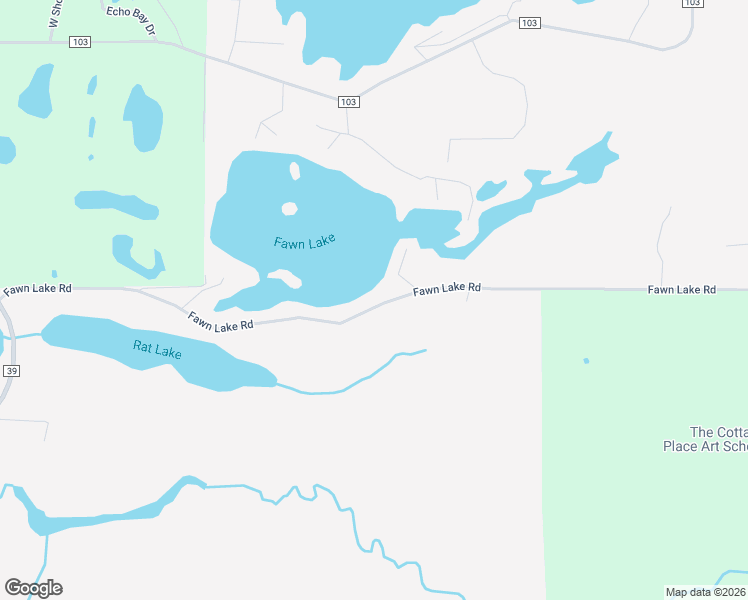 map of restaurants, bars, coffee shops, grocery stores, and more near 12152 Fawn Lake Road in Breezy Point