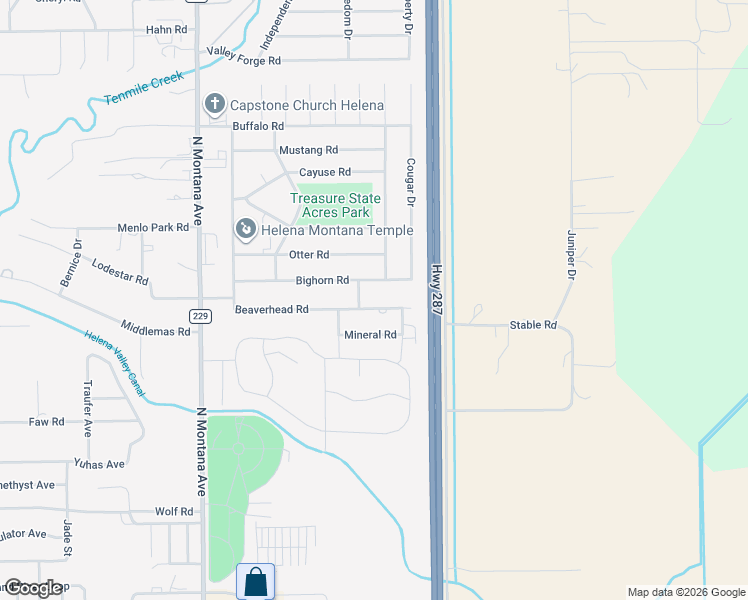 map of restaurants, bars, coffee shops, grocery stores, and more near 1524 Beaverhead Rd in Helena