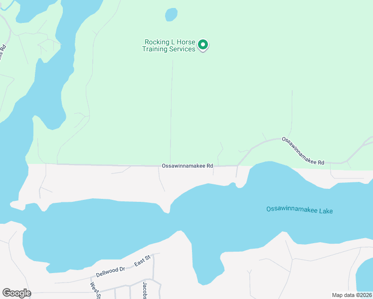 map of restaurants, bars, coffee shops, grocery stores, and more near 9148-9376 Ossawinnamakee Road in Breezy Point