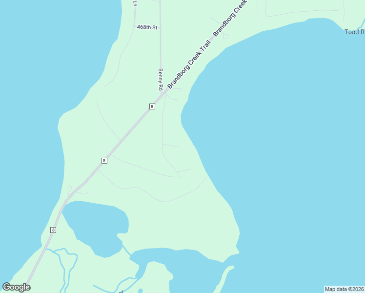 map of restaurants, bars, coffee shops, grocery stores, and more near 46258 Jungle Shore Trail in Perham