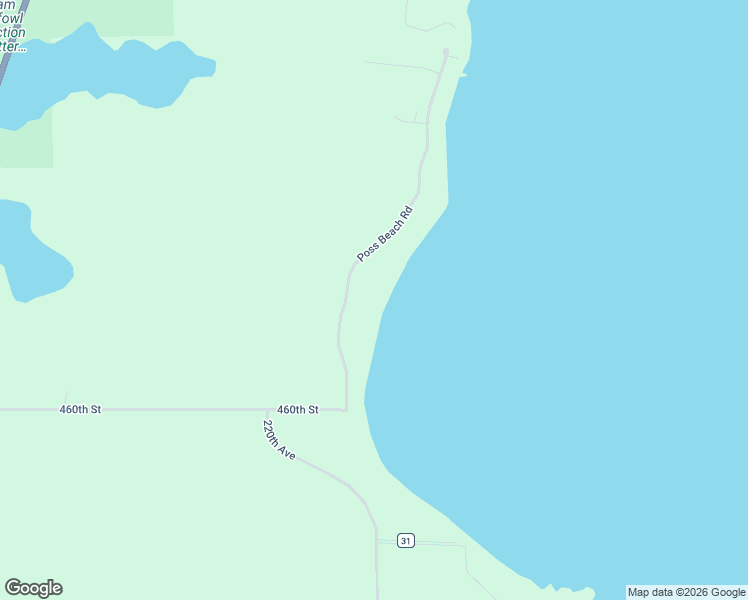 map of restaurants, bars, coffee shops, grocery stores, and more near 46234 Poss Beach Road in Pelican Rapids