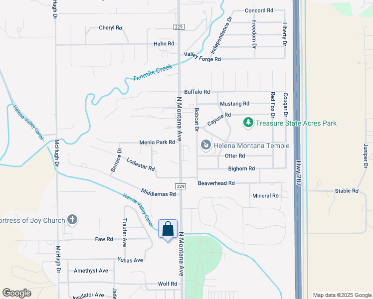 map of restaurants, bars, coffee shops, grocery stores, and more near 4185 North Montana Avenue in Helena