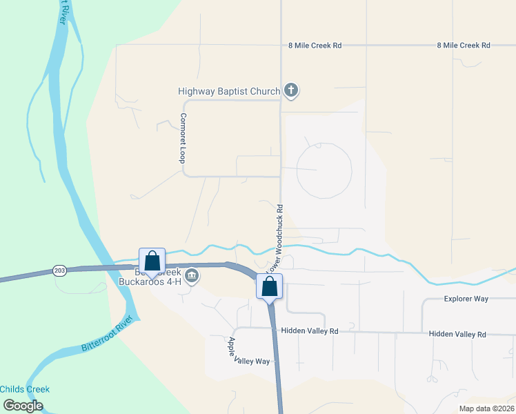 map of restaurants, bars, coffee shops, grocery stores, and more near 174 8 Mile Creek Road in Florence