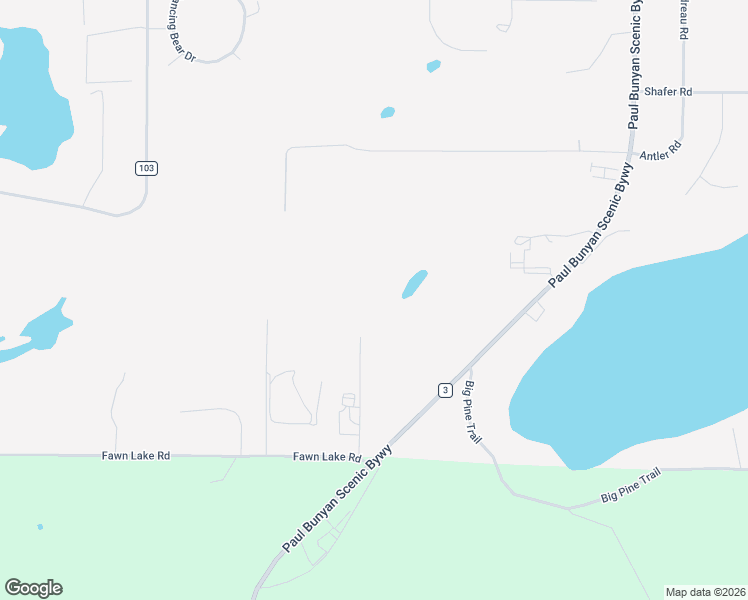 map of restaurants, bars, coffee shops, grocery stores, and more near 33249 Industrial Road in Crosslake