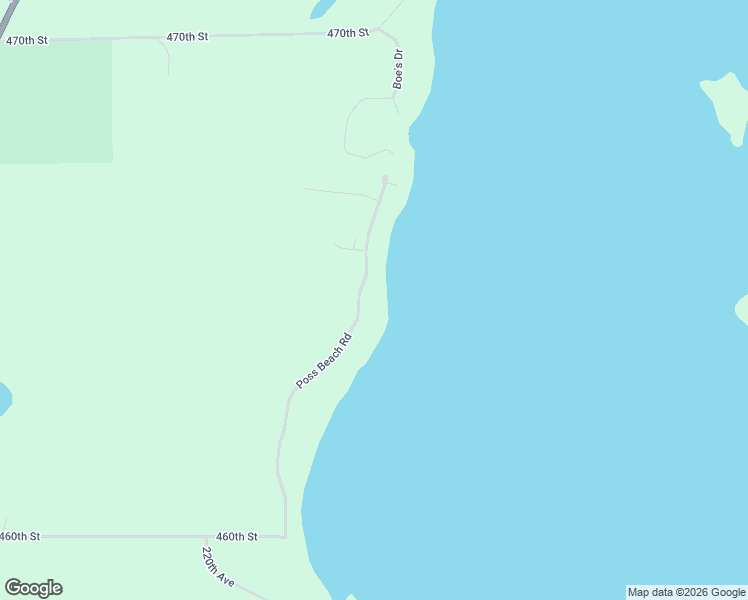 map of restaurants, bars, coffee shops, grocery stores, and more near 46486 Poss Beach Road in Pelican Rapids