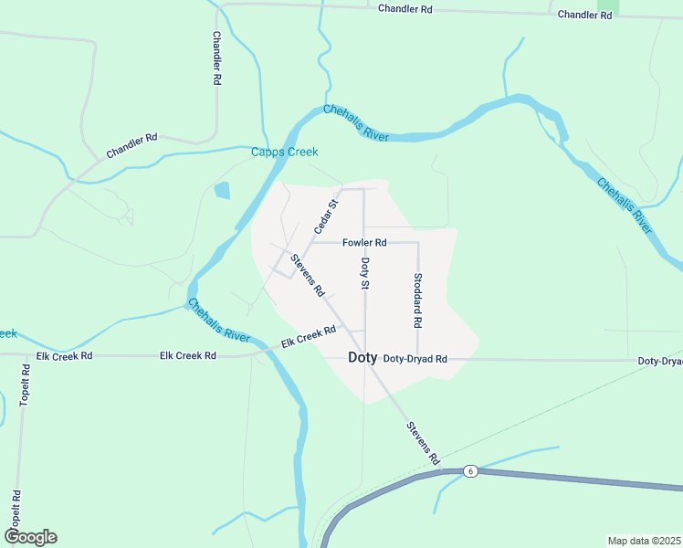 map of restaurants, bars, coffee shops, grocery stores, and more near in Doty