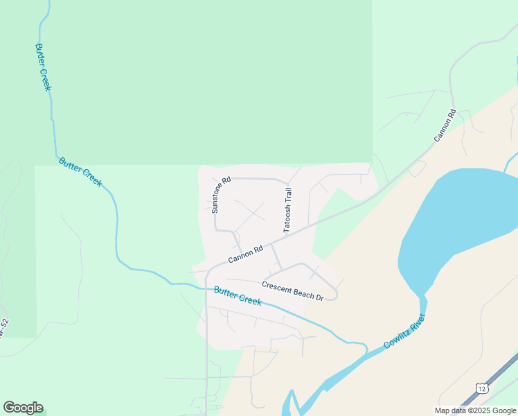 map of restaurants, bars, coffee shops, grocery stores, and more near 127 Aspen Lane in Packwood