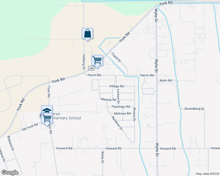 map of restaurants, bars, coffee shops, grocery stores, and more near 2860 Village Road in Helena