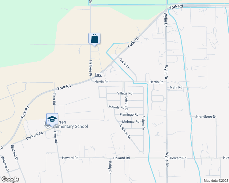 map of restaurants, bars, coffee shops, grocery stores, and more near 2860 Village Road in Helena