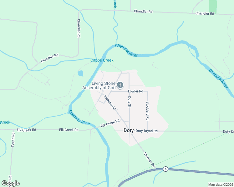 map of restaurants, bars, coffee shops, grocery stores, and more near 211 Cedar Street in Pe Ell