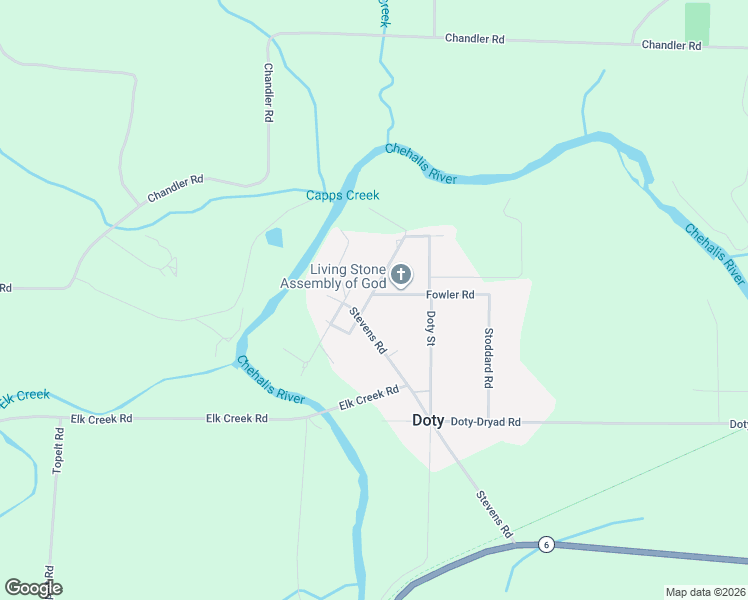 map of restaurants, bars, coffee shops, grocery stores, and more near 211 Cedar Street in Pe Ell