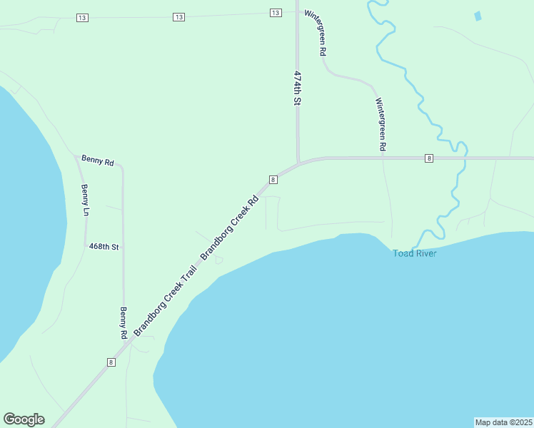 map of restaurants, bars, coffee shops, grocery stores, and more near 46422 Timberlane Drive in Perham