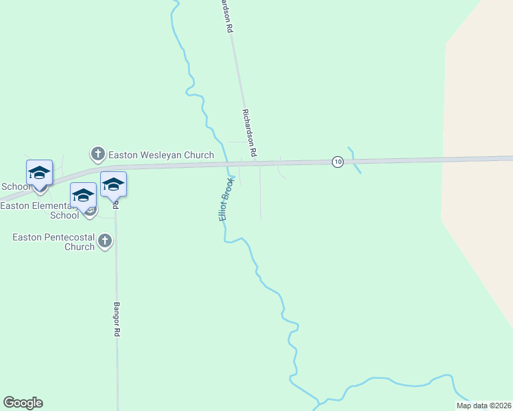 map of restaurants, bars, coffee shops, grocery stores, and more near in Easton