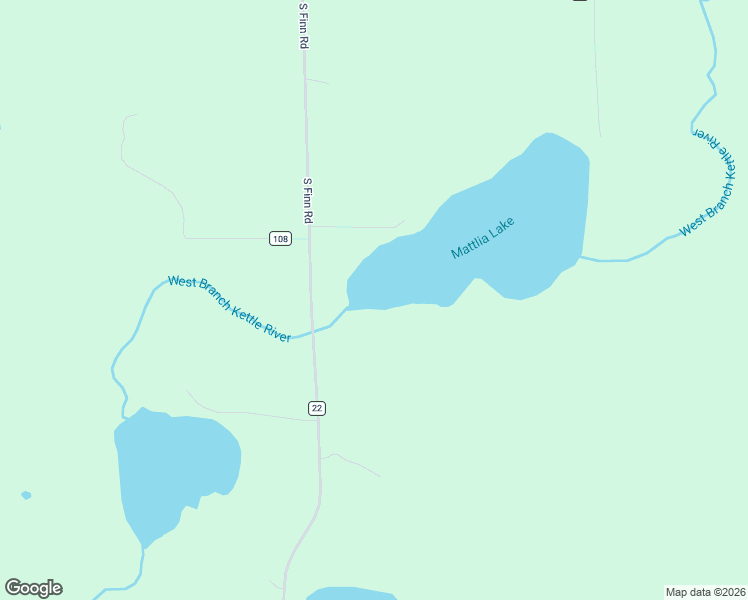 map of restaurants, bars, coffee shops, grocery stores, and more near 1820 South Finn Road in Tamarack