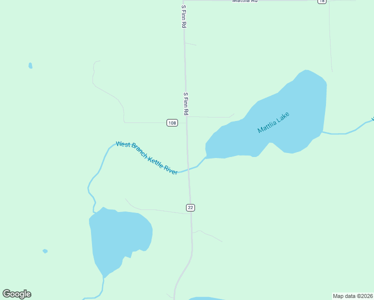 map of restaurants, bars, coffee shops, grocery stores, and more near 1820 South Finn Road in Tamarack