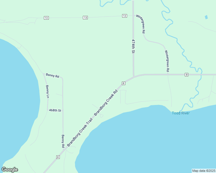map of restaurants, bars, coffee shops, grocery stores, and more near 46422 Timberlane Drive in Perham