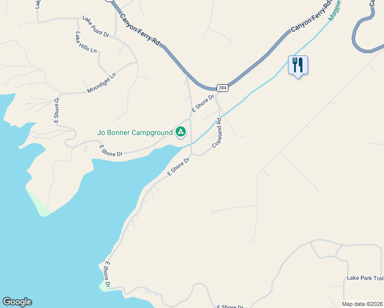 map of restaurants, bars, coffee shops, grocery stores, and more near 3800 Copeland Road in Helena