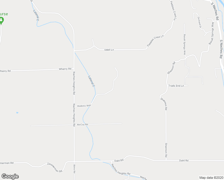 map of restaurants, bars, coffee shops, grocery stores, and more near 340 Watkins Way in Yakima