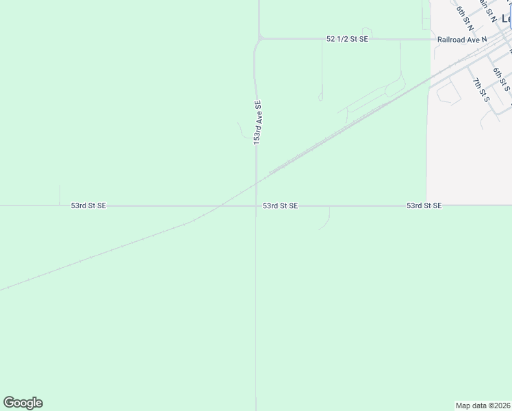 map of restaurants, bars, coffee shops, grocery stores, and more near 5900 153rd Avenue Southeast in Leonard