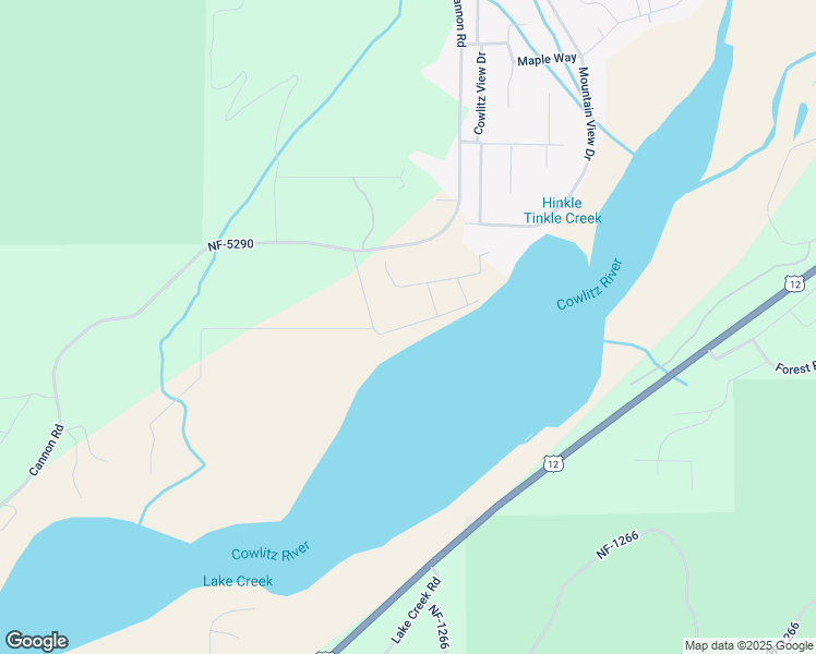 map of restaurants, bars, coffee shops, grocery stores, and more near 116 Alderwood Drive in Packwood