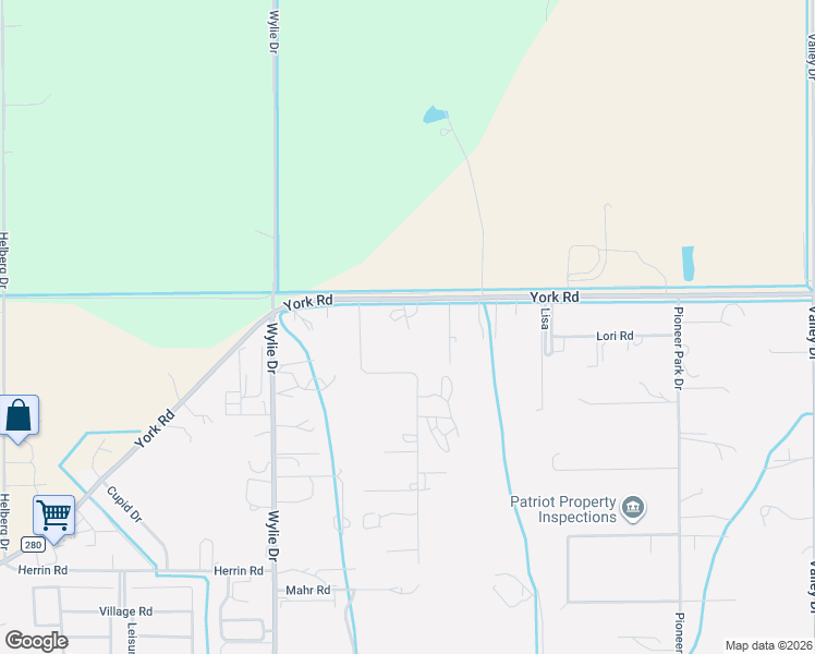 map of restaurants, bars, coffee shops, grocery stores, and more near 3105 York Rd in Helena