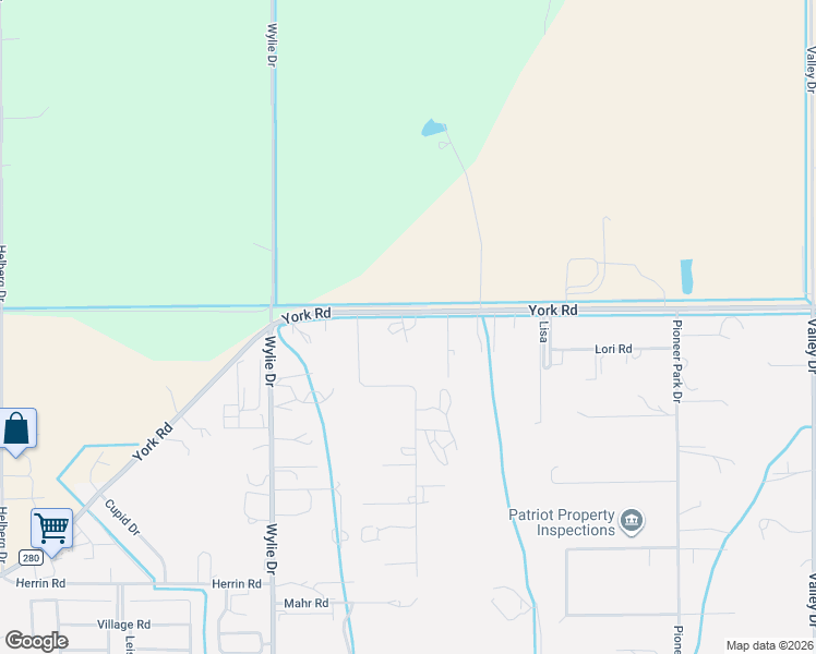 map of restaurants, bars, coffee shops, grocery stores, and more near 3105 York Road in Helena