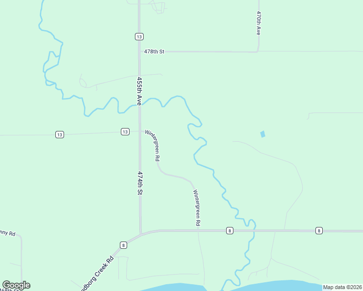 map of restaurants, bars, coffee shops, grocery stores, and more near 47260 Wintergreen Road in Perham