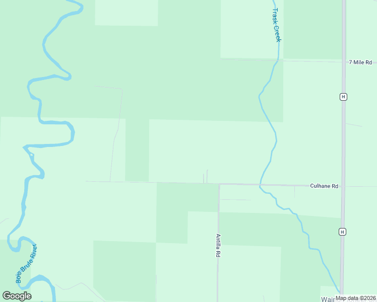 map of restaurants, bars, coffee shops, grocery stores, and more near 13773 Culhane Road in Brule