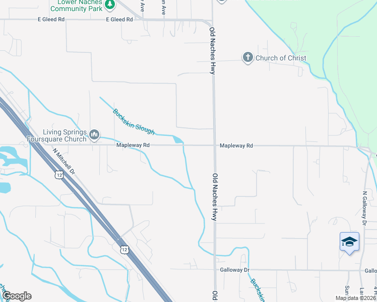 map of restaurants, bars, coffee shops, grocery stores, and more near 2026-2114 Mapleway Road in Yakima