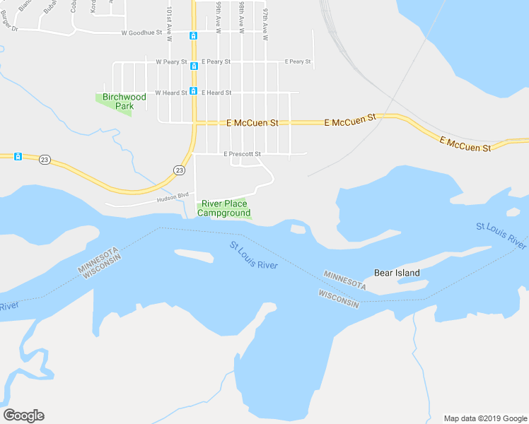 map of restaurants, bars, coffee shops, grocery stores, and more near 9902 Hudson Boulevard in Duluth