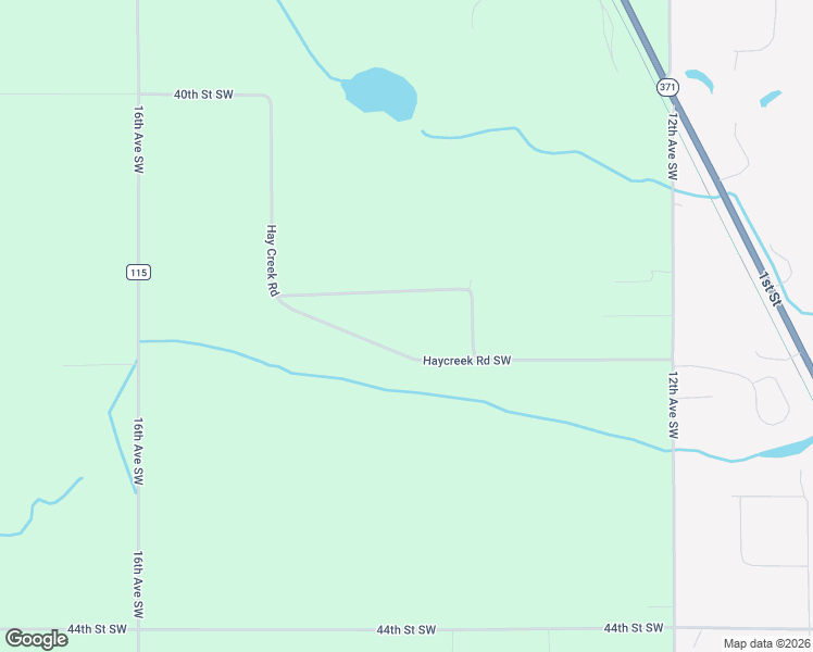 map of restaurants, bars, coffee shops, grocery stores, and more near Hay Creek Road in Pine River