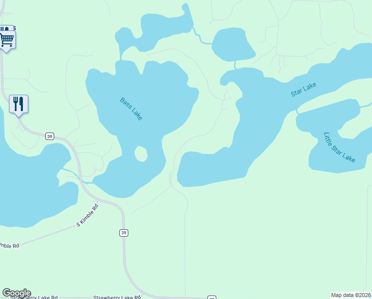 map of restaurants, bars, coffee shops, grocery stores, and more near 34572 Gasink Road in Pequot Lakes