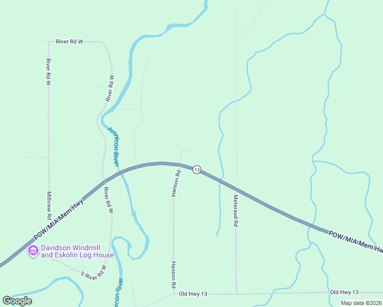 map of restaurants, bars, coffee shops, grocery stores, and more near 3032 Hanson Road in South Range