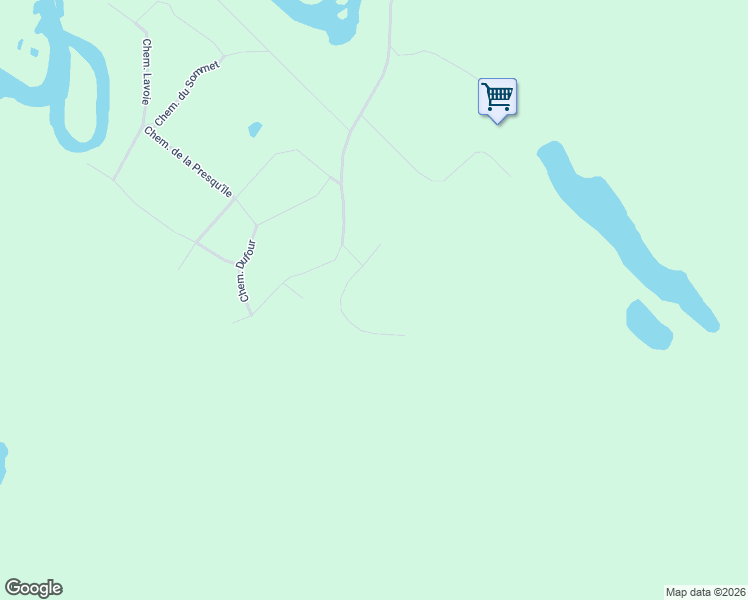 map of restaurants, bars, coffee shops, grocery stores, and more near Chemin Lagrange Ouest in Lanaudière