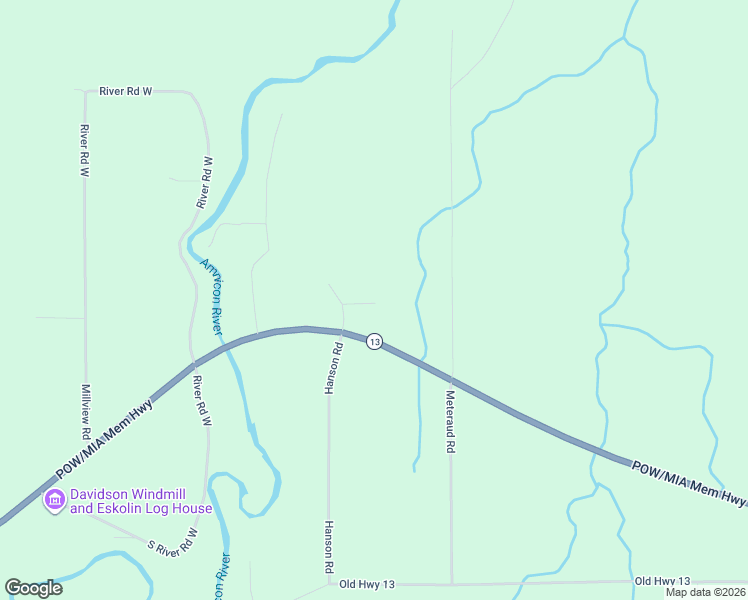 map of restaurants, bars, coffee shops, grocery stores, and more near 3032 Hanson Road in South Range