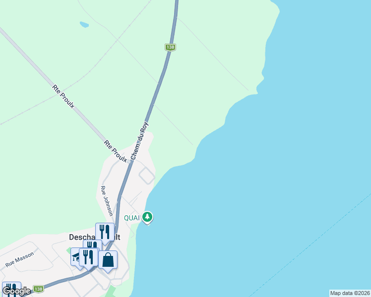 map of restaurants, bars, coffee shops, grocery stores, and more near 49 Chemin de la Chapelle in Deschambault