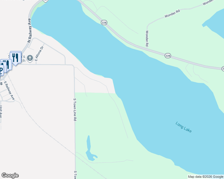 map of restaurants, bars, coffee shops, grocery stores, and more near 900 East Scharf Avenue in Vergas