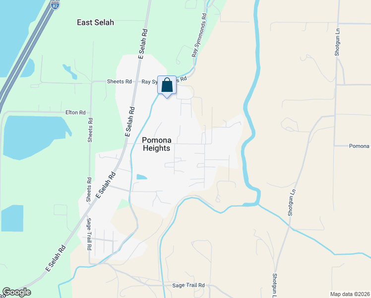 map of restaurants, bars, coffee shops, grocery stores, and more near 357-407 Wise Acre Rd in Yakima